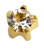 Серьги Caflon Studex большие крапан (Горный Хрусталь)