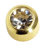 Серьги Caflon Studex большой размер (Горный Хрусталь L215Y)