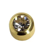 Сережки Caflon Studex мини завальцовка Горный Хрусталь