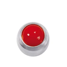 Сережки Caflon Studex середні завальцювання Корал