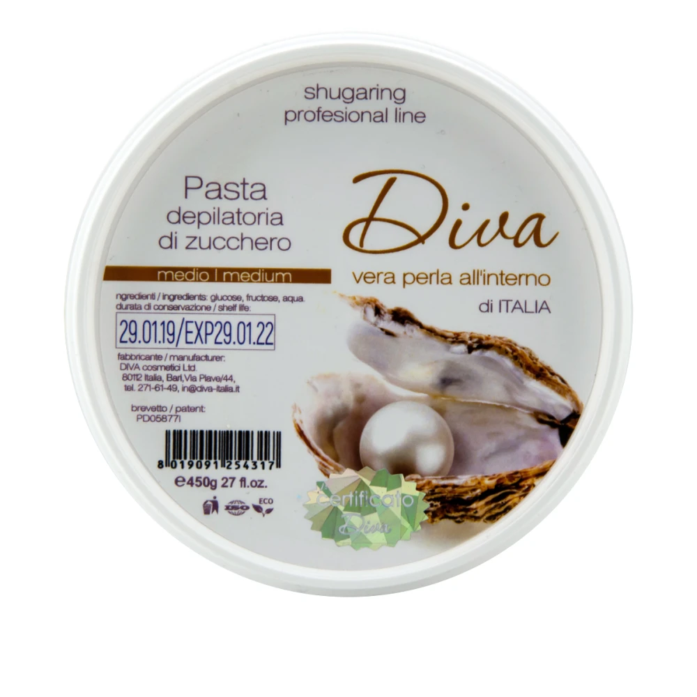 Шугаринг-паста профессиональная DIVA Medium 450 г
