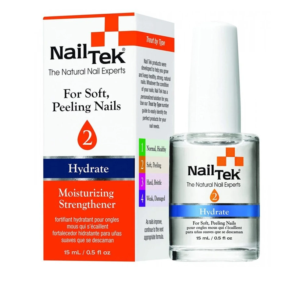 Покрытие увлажняющее Nail Tek Moisturizing Strengthener № 2 Hydrate 15 мл