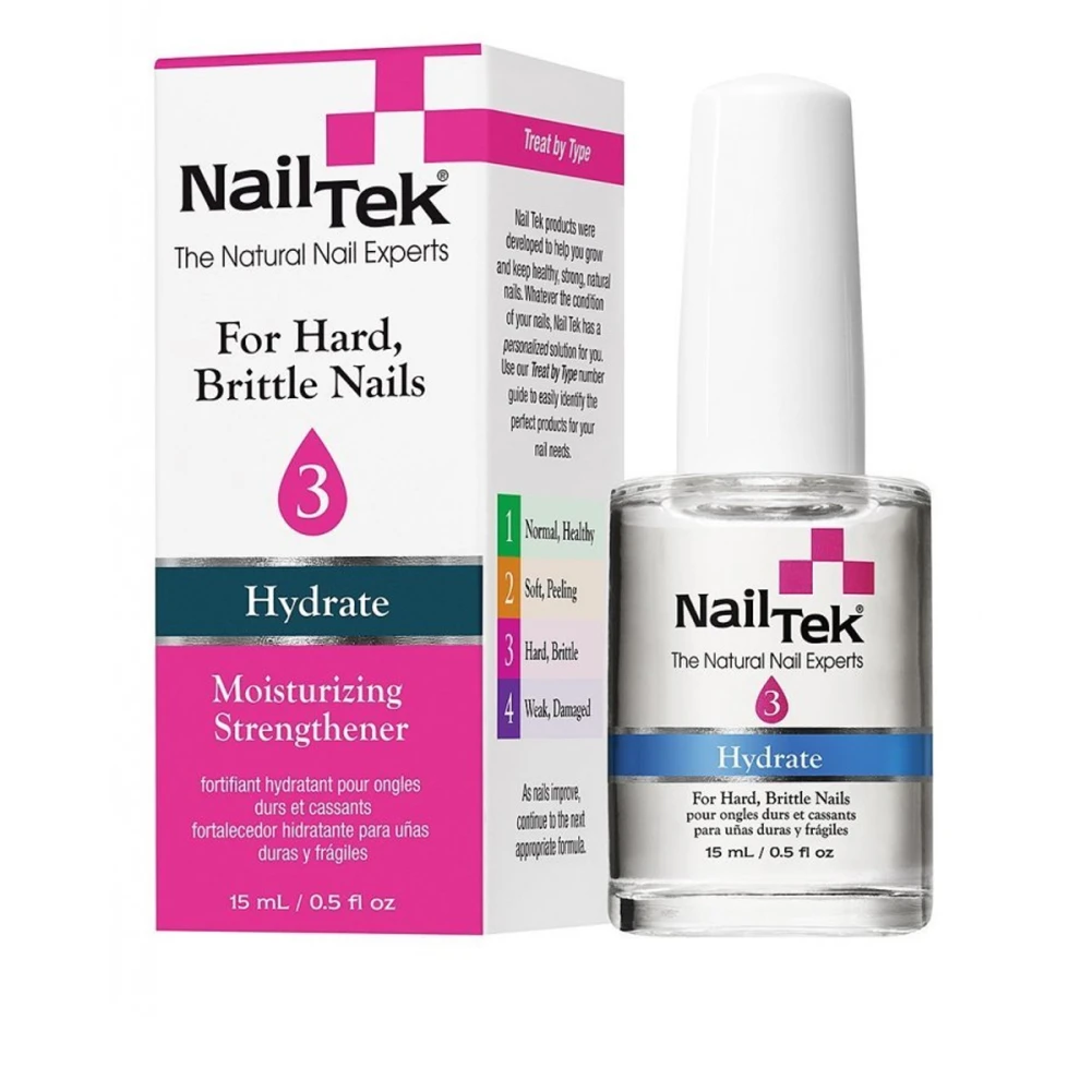 Покрытие увлажняющее Nail Tek Moisturizing Strengthener № 3 Hydrate 15 мл