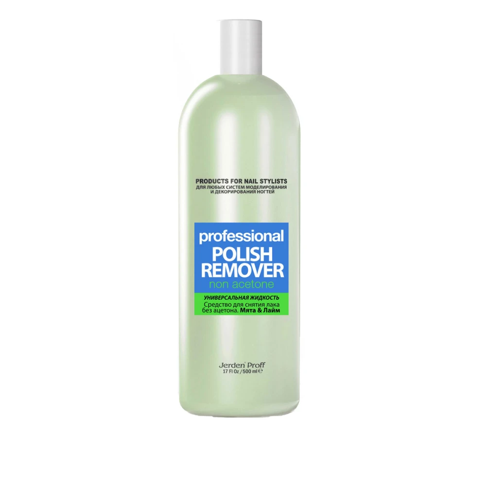 Рідина для зняття лаку Jerden Proff Лайм та м'ята 500 мл