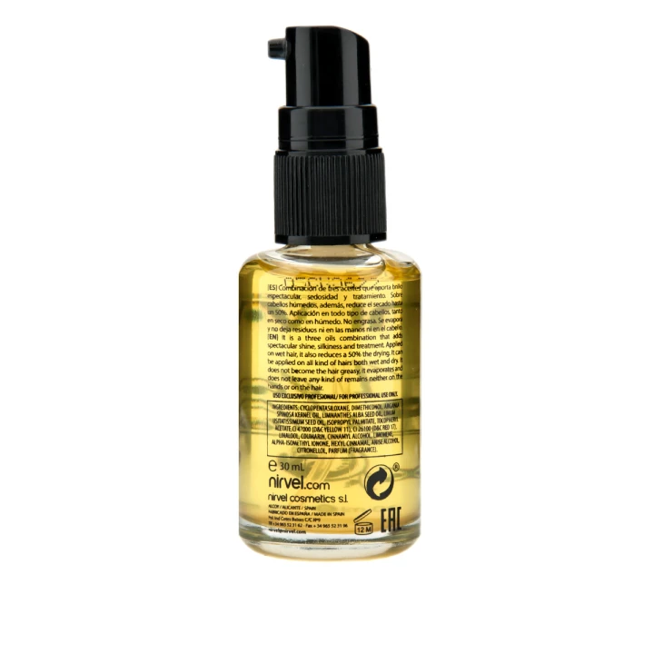 Олія для волосся Nirvel 3 в 1 Argan Fluid 30 мл