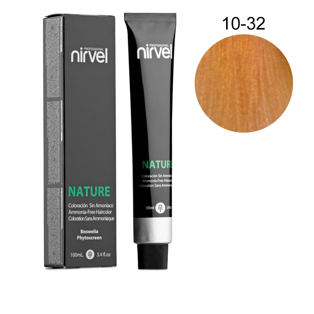 Фарба для волосся без аміаку Nirvel Nature 10-32 100 мл