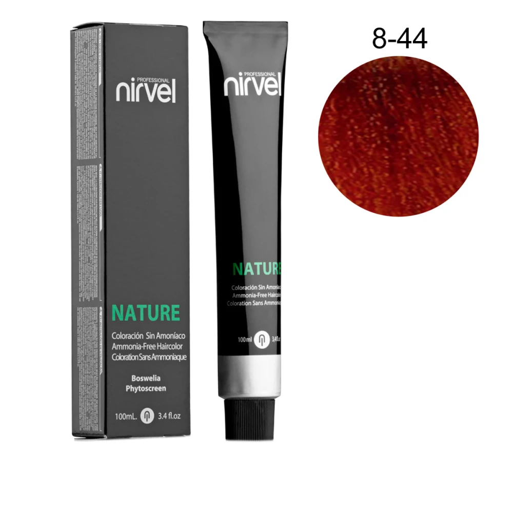 Фарба для волосся без аміаку Nirvel Nature 8-44 100 мл