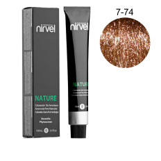 Краска для волос без аммиака Nirvel Nature 7-74 100 мл
