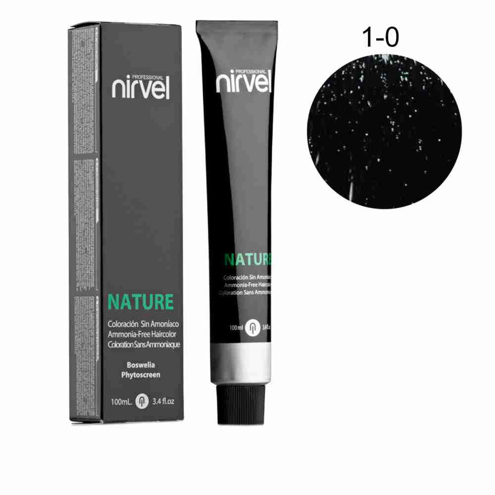 Краска для волос без аммиака Nirvel Nature 1-0 100 мл