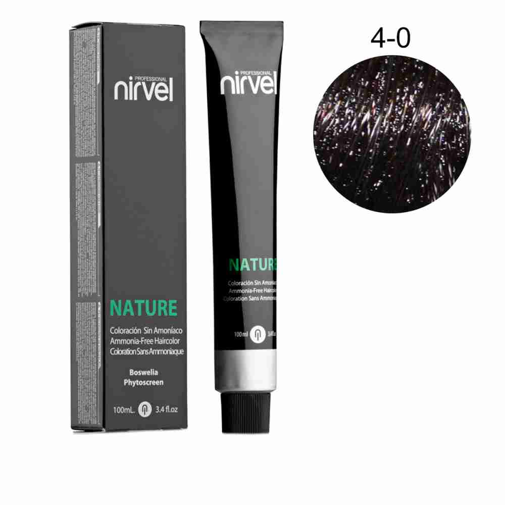 Краска для волос без аммиака Nirvel Nature 4-0 100 мл