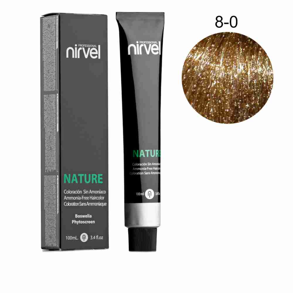 Краска для волос без аммиака Nirvel Nature 8-0 100 мл