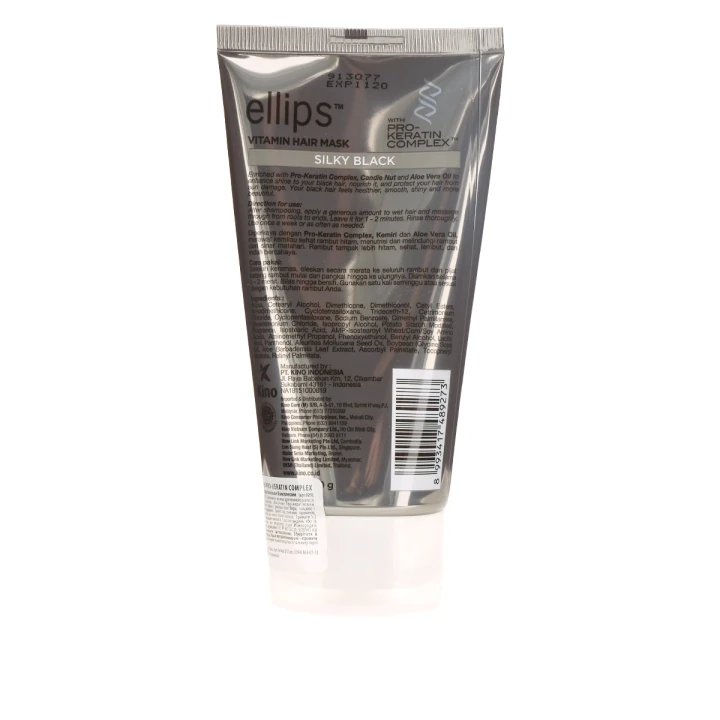 Маска - шелковая ночь с про-кератин комплексом Ellips Silky Black 120 мл