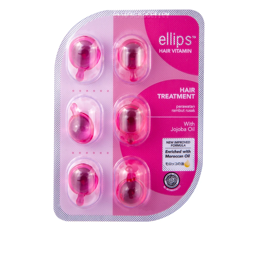 Вітаміни для волосся Ellips Hair Treatment Терапія для волосся з олією Жожоба 6*1 мл