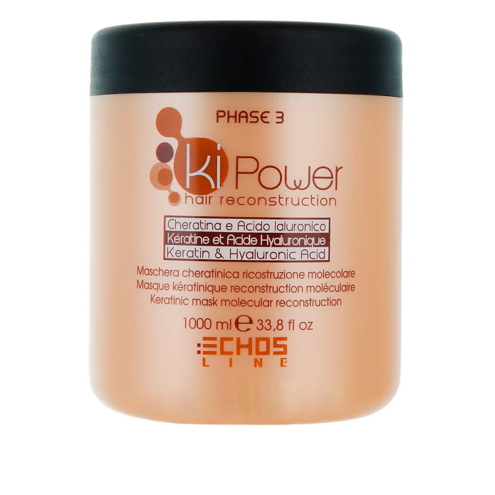 Маска для молекулярного відновлення EchosLine Ki-power Keratin 1000 мл