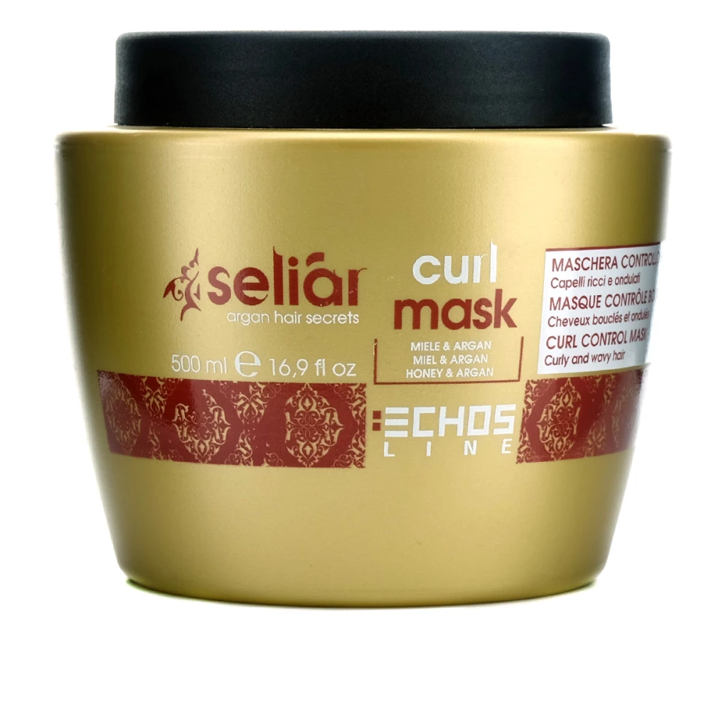 Маска для вьющихся волос EchosLine Honey&Argan 500 мл