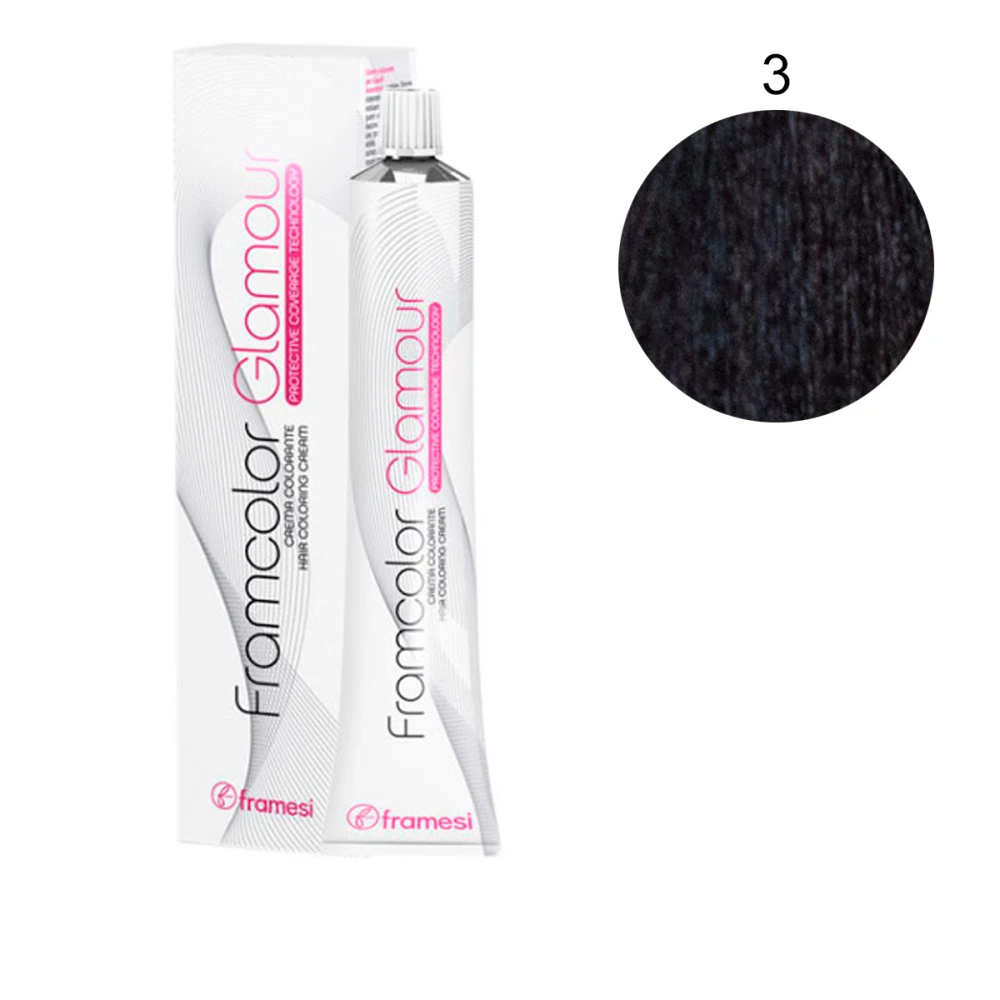Краска для волос Framesi Glamour, 100 мл (3 - Темный шатен)