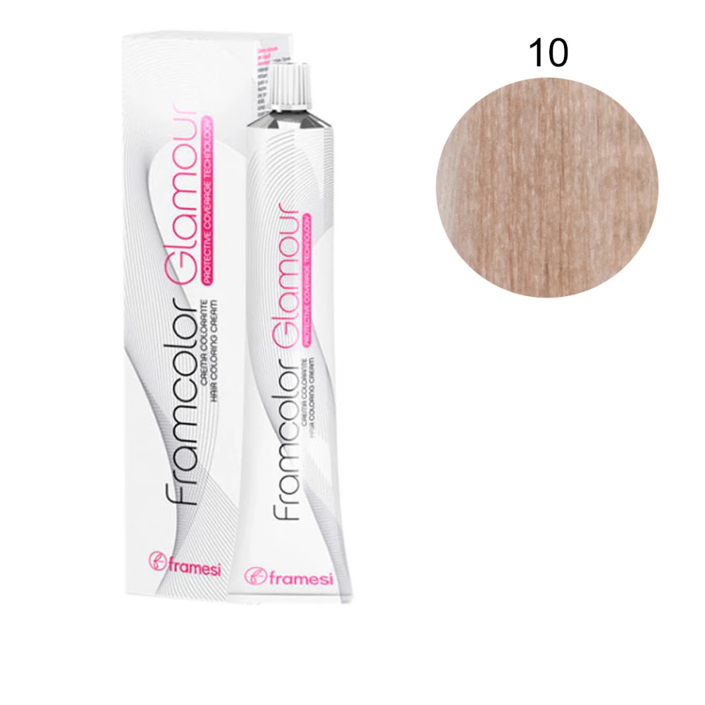 Краска для волос Framesi Glamour, 100 мл (10 - Платиновый блондин)