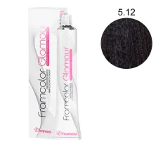 Фарба для волосся Framesi Glamour, 100 мл (5-12 - Попелястий натуральний світлий каштан)