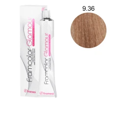 Фарба для волосся Framesi Glamour, 100 мл (9-36 - Дуже світлий пісочний блондин)
