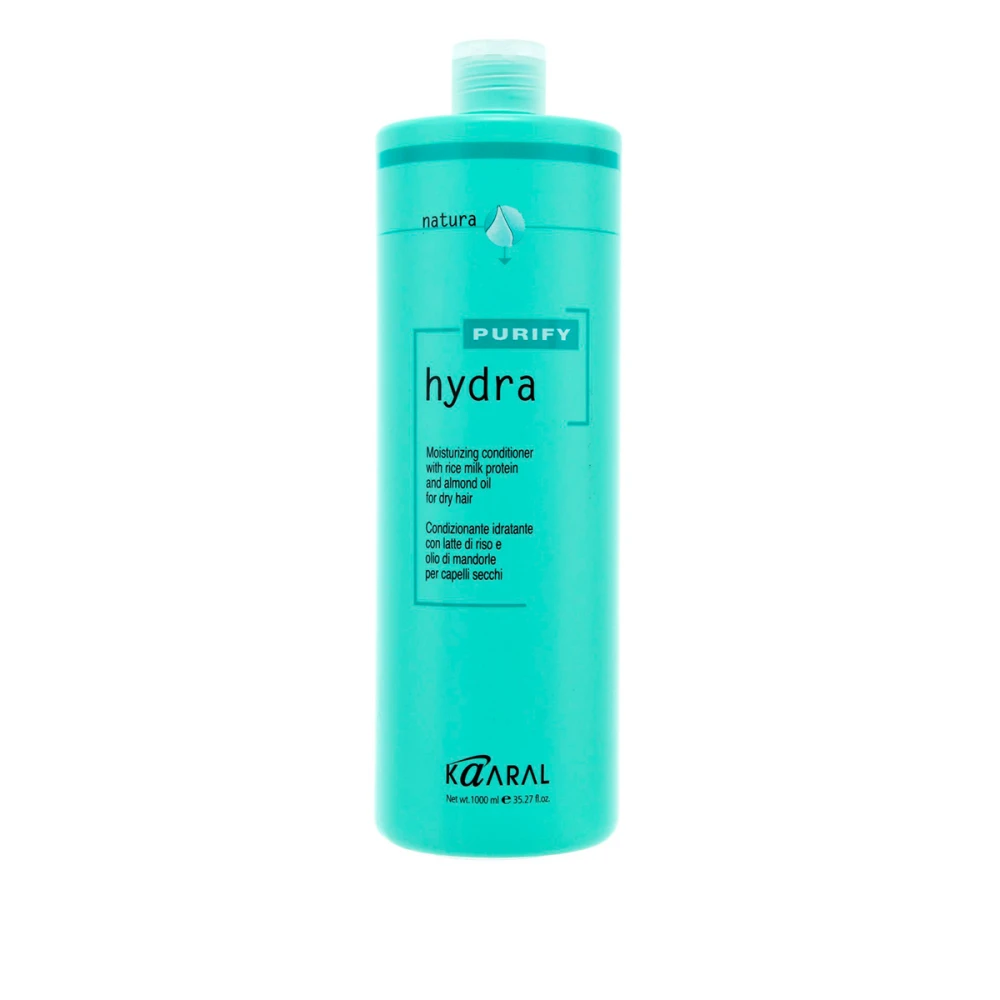 Кондиціонер з протеїнами рисового молочка та мигдальним маслом KAARAL Hydra Purify 1000 мл