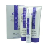 Набір 2 для розгладження ослабленого волосся з кератином Maxima SUBLISS гель 250 мл + молочко 250 мл + захист 75 мл