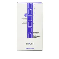 Набір 1 для розгладження волосся з кератином Maxima SUBLISS гель 250 мл + молочко 250 мл + захист 75 мл