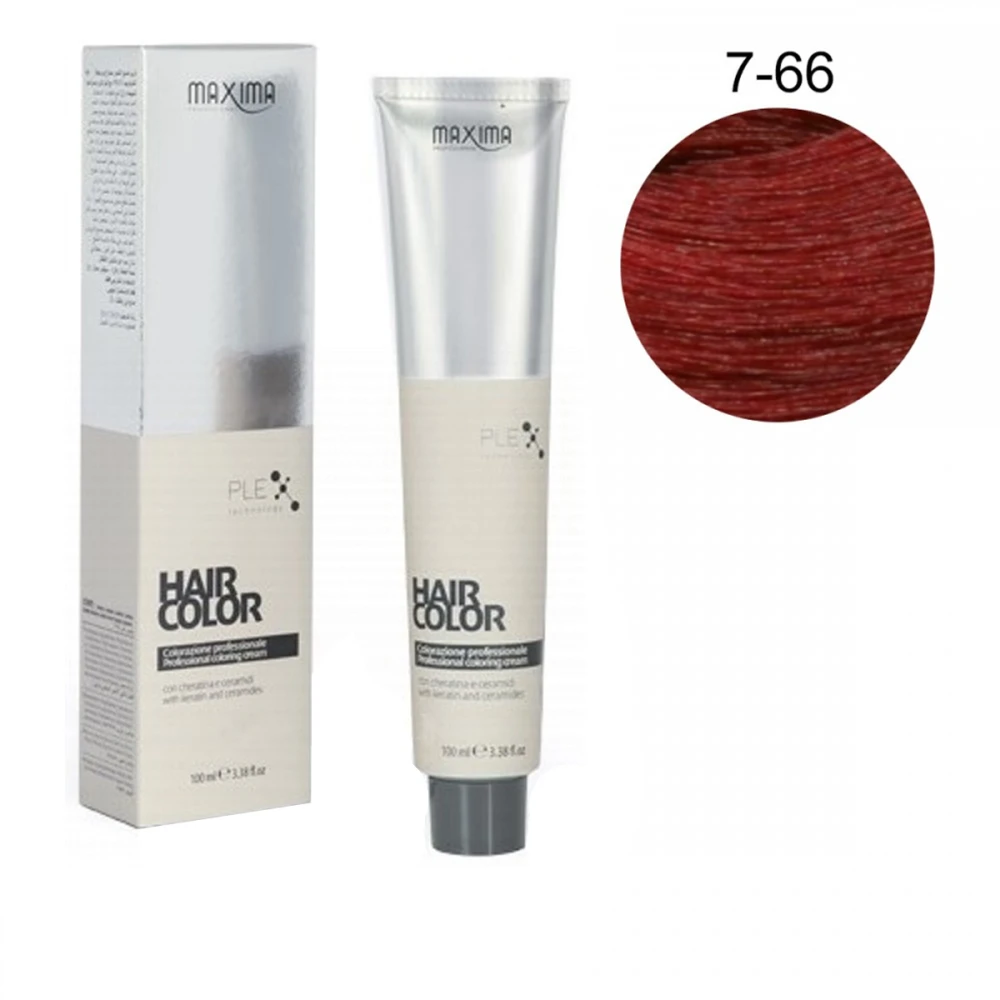 Краска для волос с кератином Maxima Vital 7-66 100 мл