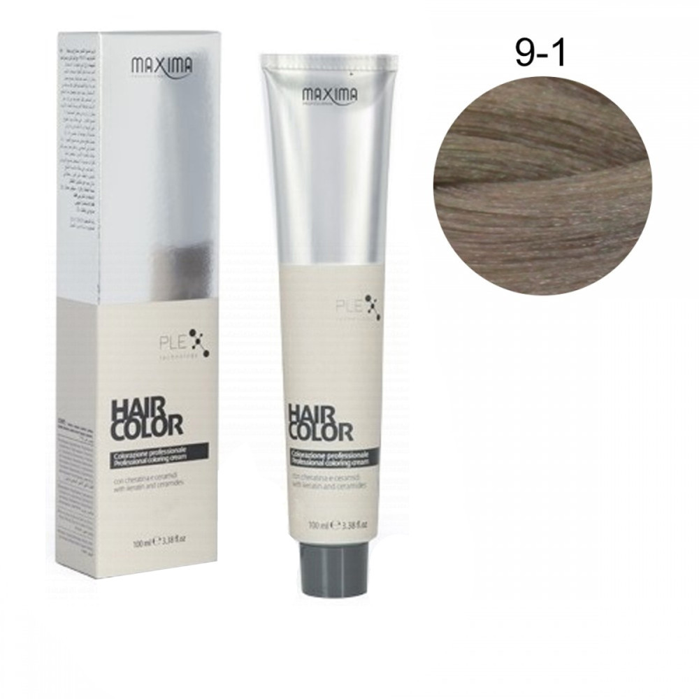 Краска для волос с кератином Maxima Vital 9-1 100 мл
