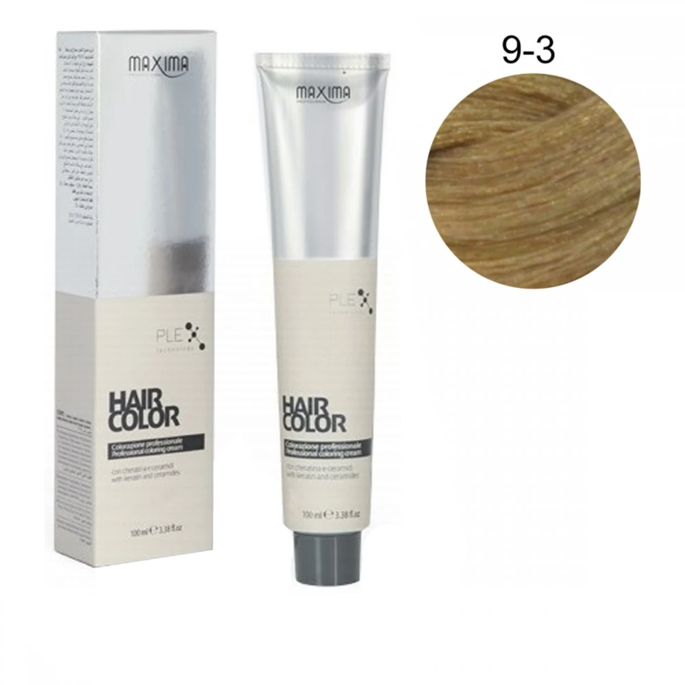 Фарба для волосся з кератином Maxima Vital 9-3 100 мл