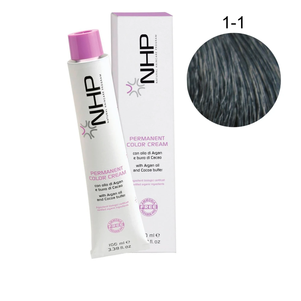 Краска для волос без аммиака с аргановым маслом Maxima NHP 1-1 100 мл