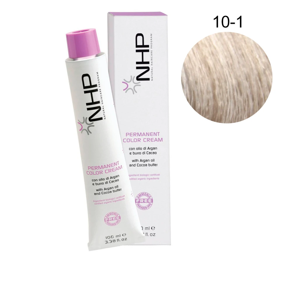 Краска для волос без аммиака с аргановым маслом Maxima NHP 10-1 100 мл