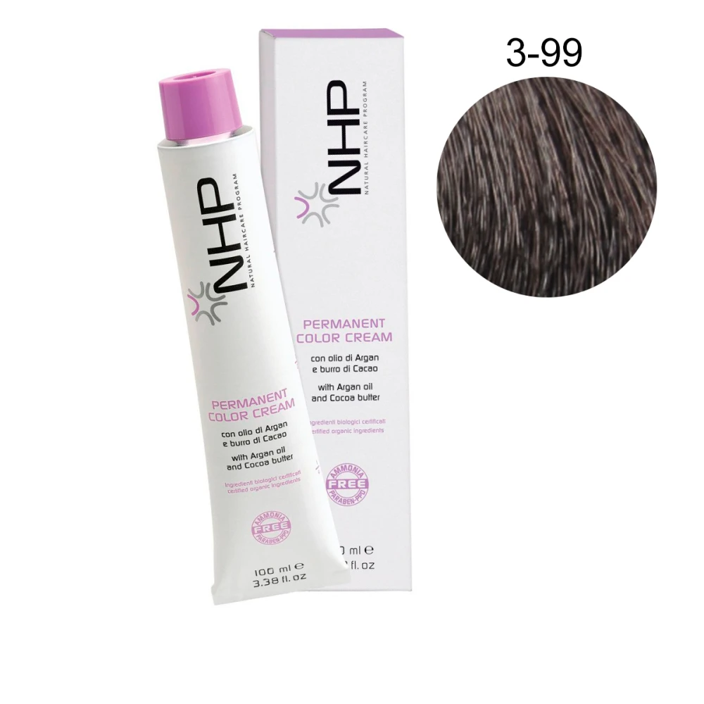 Фарба для волосся без аміаку з аргановим маслом Maxima NHP 3-99 100 мл