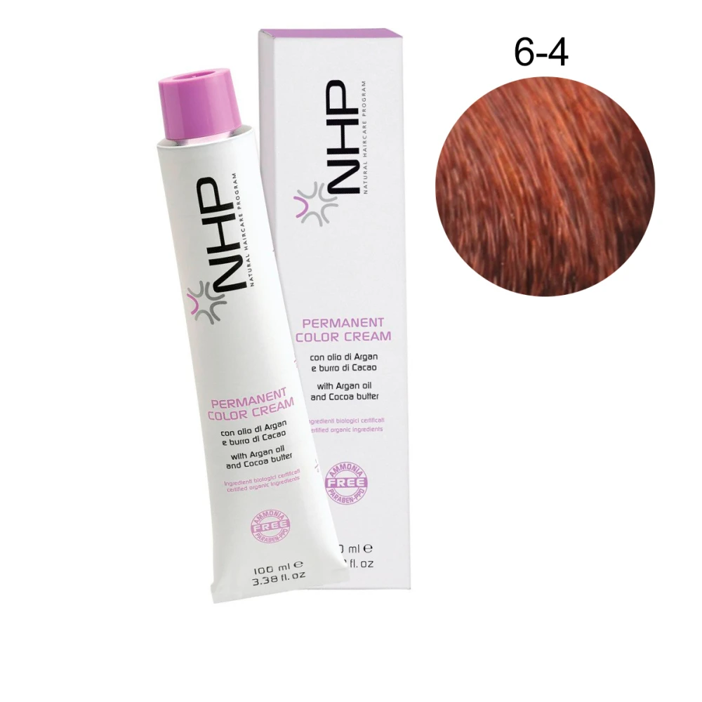 Краска для волос без аммиака с аргановым маслом Maxima NHP 6-4 100 мл