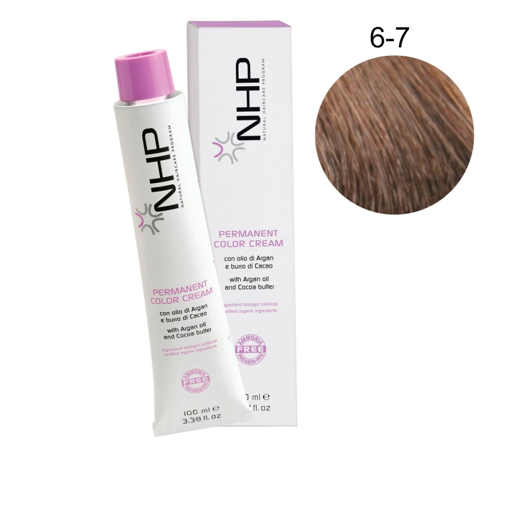 Краска для волос без аммиака с аргановым маслом Maxima NHP 6-7 100 мл