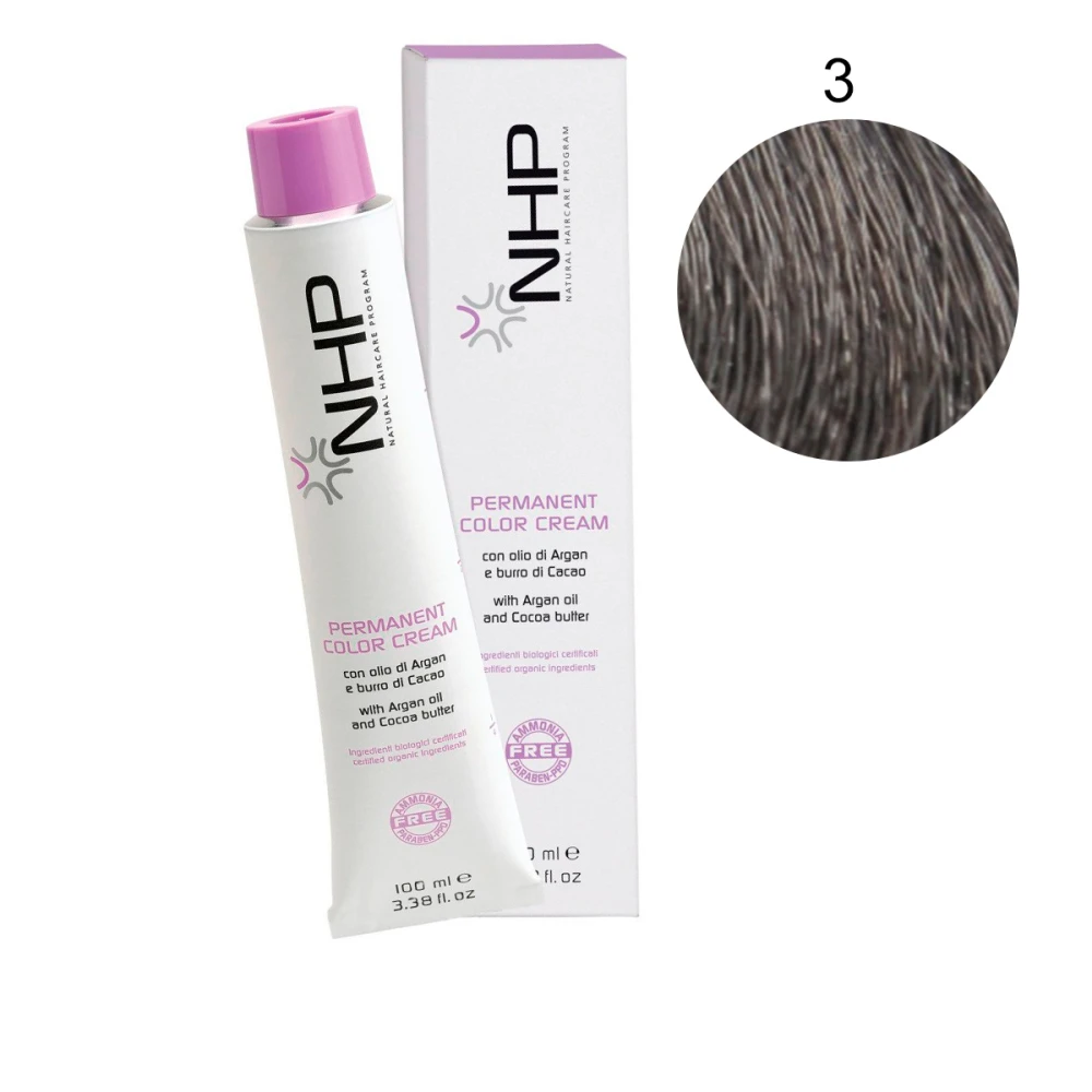 Фарба для волосся без аміаку з аргановим маслом Maxima NHP 3 100 мл