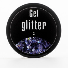 Гель гліттер FRC 5 гр (02 ZA)
