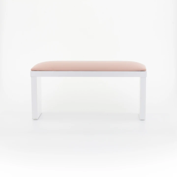 Подлокотник для маникюра на белых ножках XL (Pink)