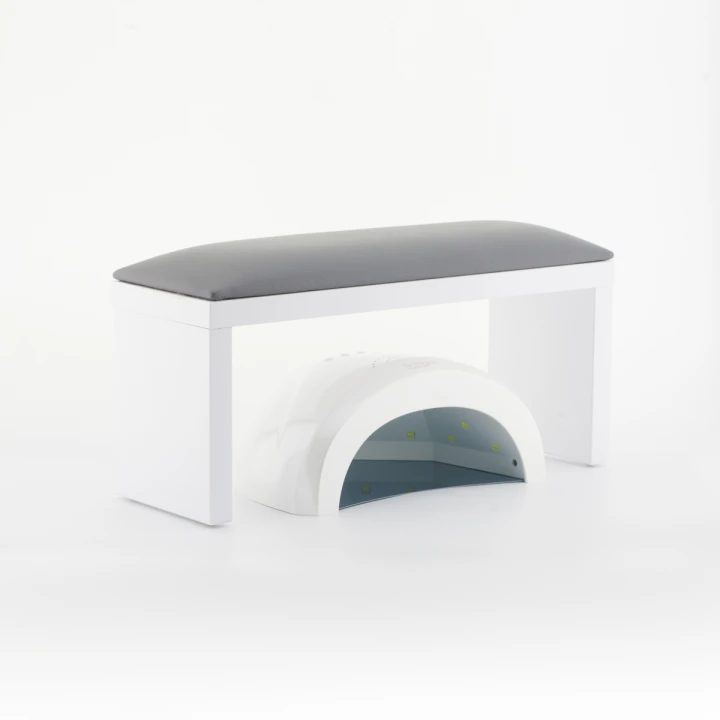 Подлокотник для маникюра на белых ножках XL (Graphite)