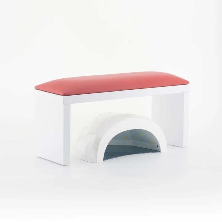 Подлокотник FRC для маникюра на белых ножках XL (Terraccota)