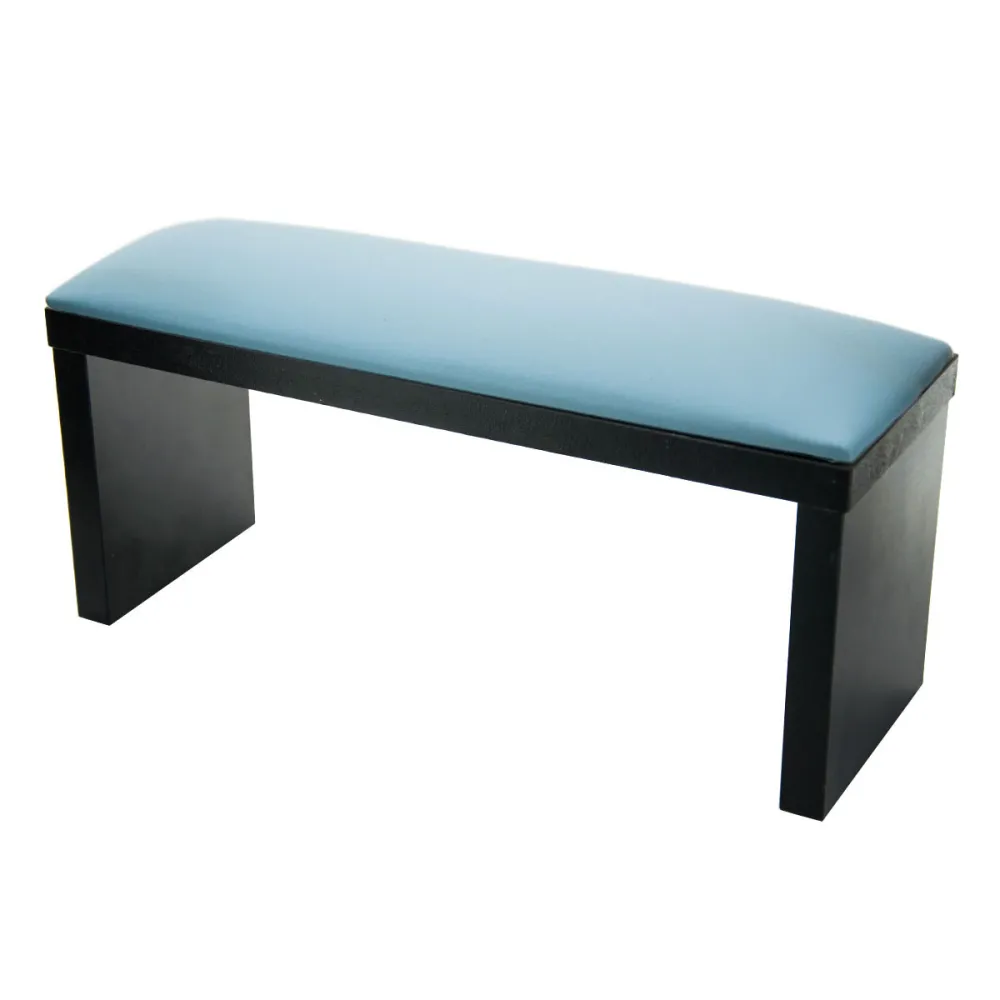 Подлокотник French для маникюра на черных ножках (Blue)