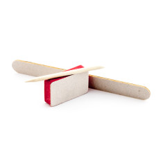 Набір для манікюру індивідуальний FRC (міні-пилка 180/240 + міні-баф 180/240 + апельсинова паличка)