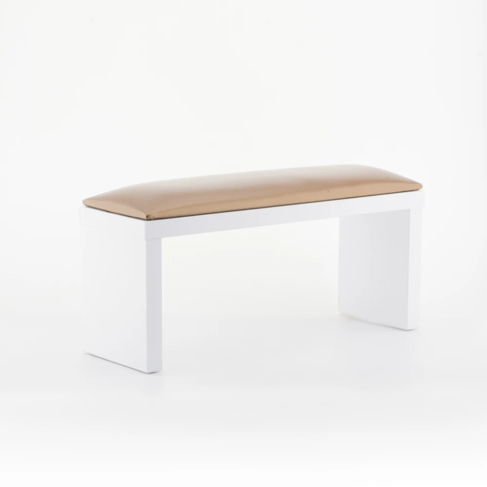 Подлокотник FRC для маникюра на белых ножках XL (Bronze)