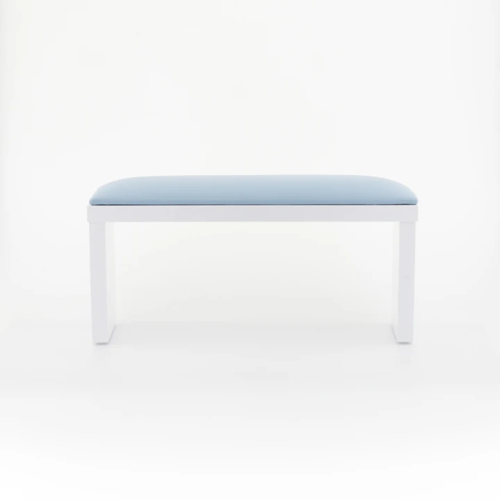 Подлокотник FRC для маникюра на белых ножках XL (Blue)