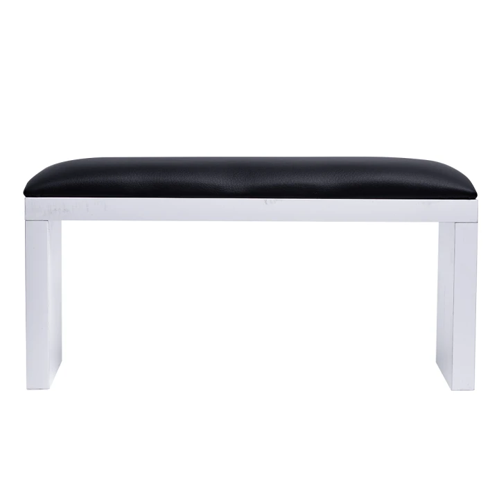 Подлокотник FRC для маникюра на белых ножках XL (Black)