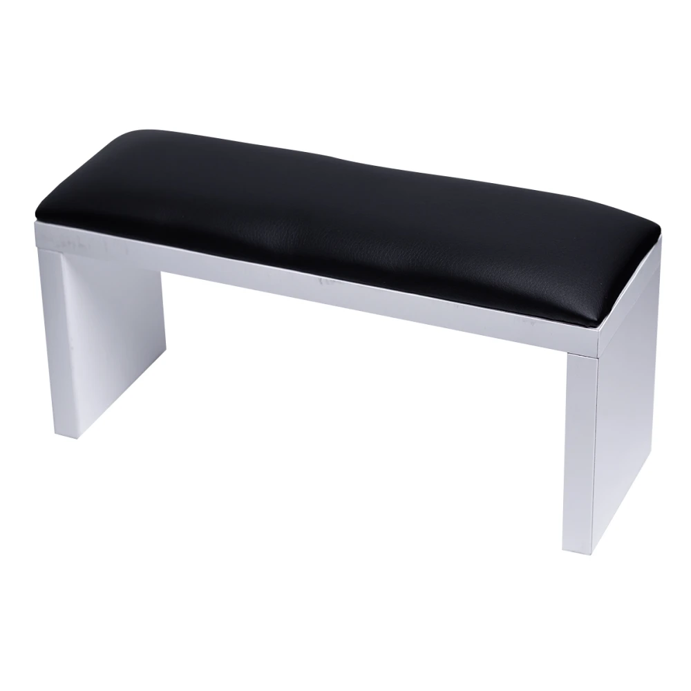 Подлокотник FRC для маникюра на белых ножках XL (Black)