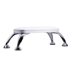 Підлокітник для манікюру на хромованих ніжках FRC (White)