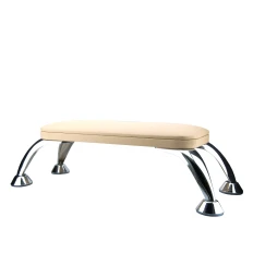 Підлокітник для манікюру на хромованих ніжках FRC (Beige)