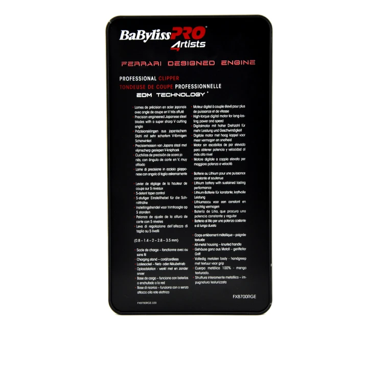 Машинка для стрижки Babyliss FX8700RGE Artists Ferrari Rose