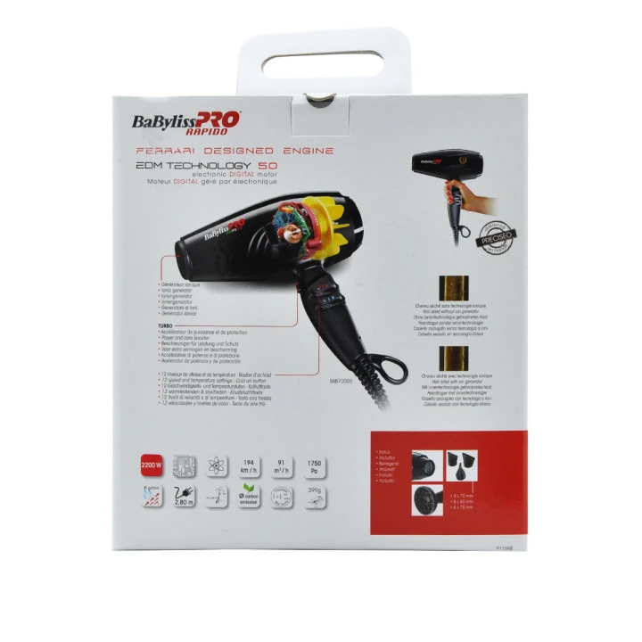 Набор Фен Babyliss Pro Rapido + Bambino