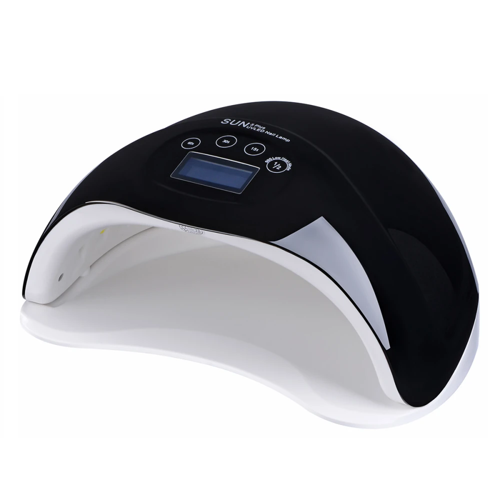Лампа SUN 5 LED/UV гибрид с дисплеем Черная 48 Вт
